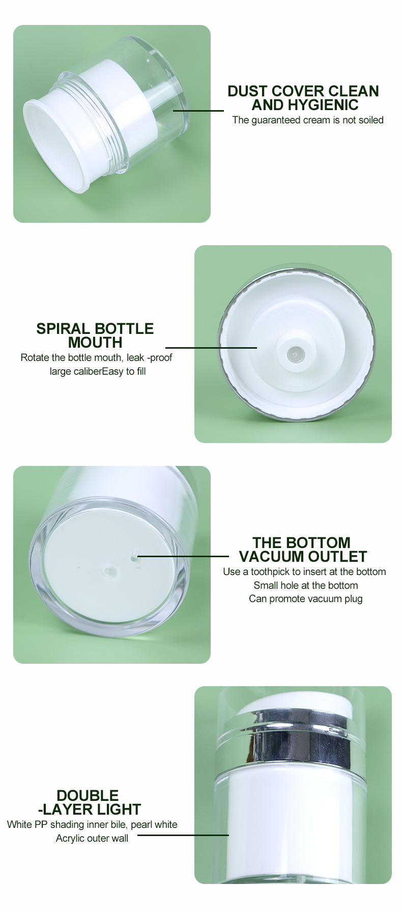 50ml Airless Pump Bottles - Preserving Beauty & Freshness 11