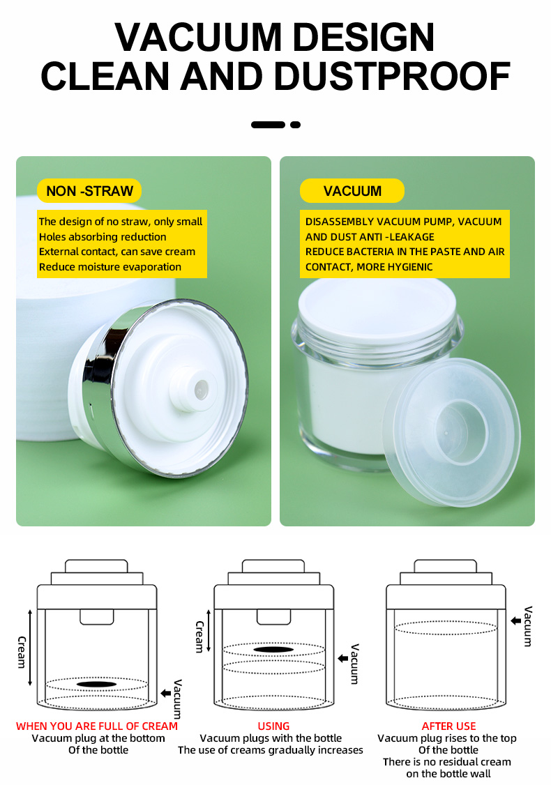 50ml Airless Pump Bottles - Preserving Beauty & Freshness 12