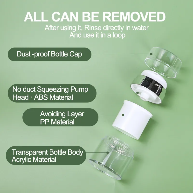 Bamboo Airless Pump Bottles - Preserving Quality & Enhancing Presentation 5