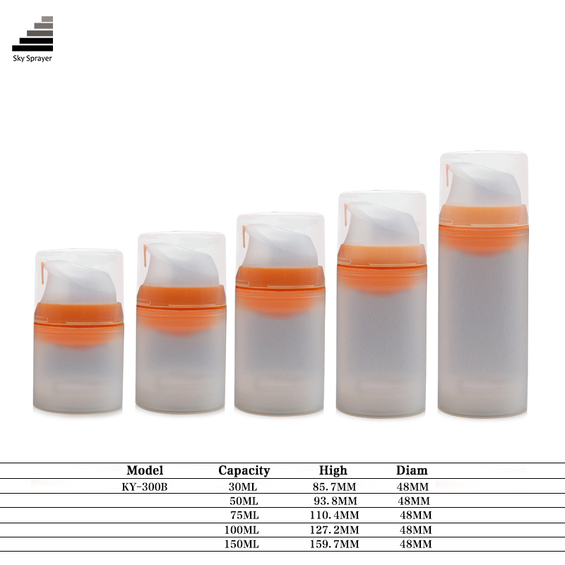 Sky Sprayer - 30/50/75/100/150ml Frosting Cosmetic High End PP Pump Airless Bottle Airless Bottle 8