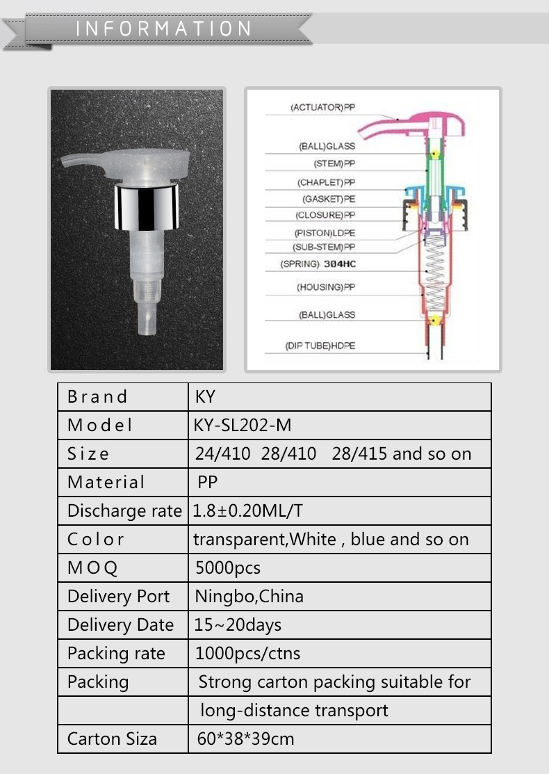 Different kinds of silvery dispenser empty bottles lotion pump