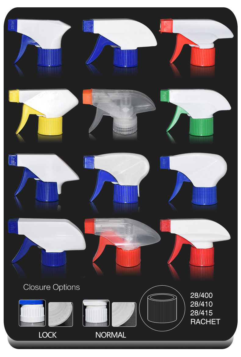 Proper price top quality plastic bottle manual spray head