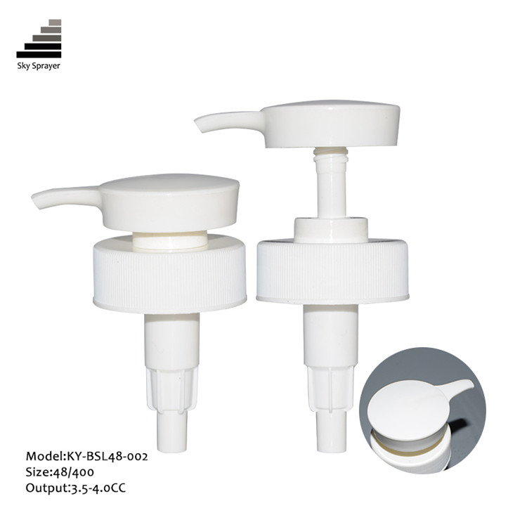 Sky Sprayer - 48/400 Bottles Pump Empty White PP Plastic Lotion Dispenser Pump Lotion Pump 3