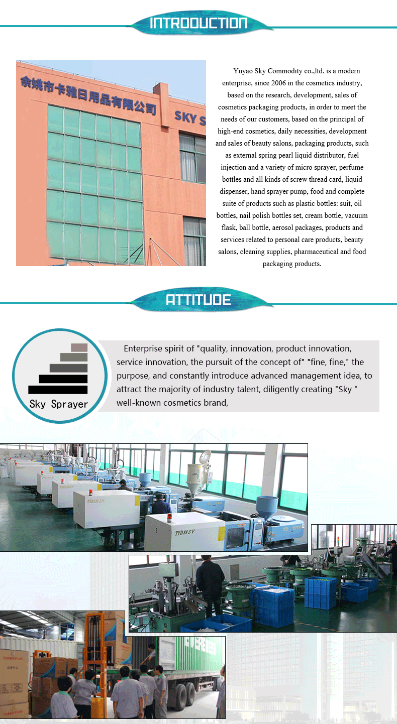 Yuyao factory direct supply 24/410 28/410 trigger sprayer