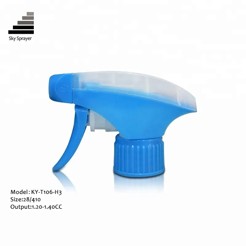 Sky Sprayer - Accept OEM blue water hand mist foam pump plastic trigger sprayer with pp handgrip-ecofriendly All plastic trigger sprayer 1