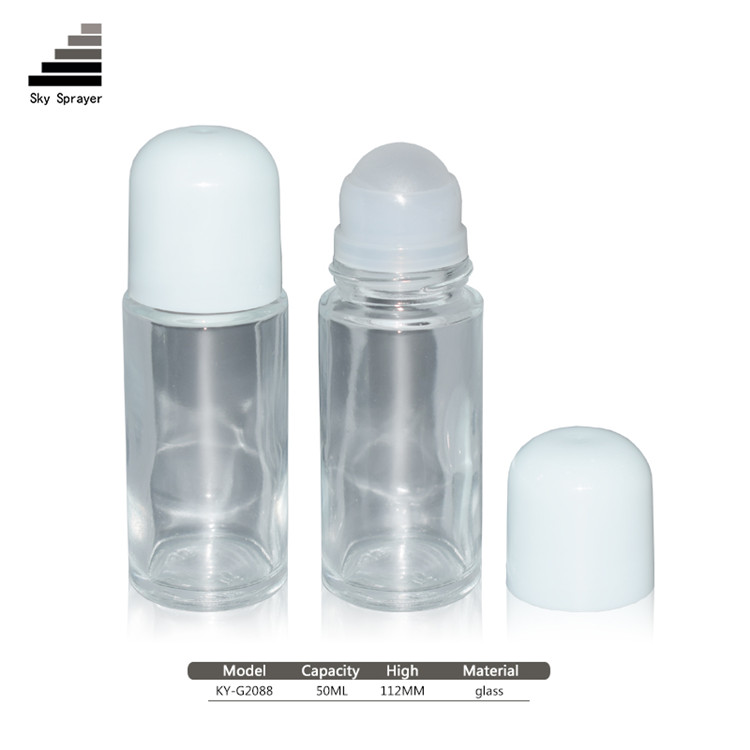 Sky Sprayer - Free Sample Empty Clear Glass Roll On Bottles For Essential Oils Roll On bottle 3