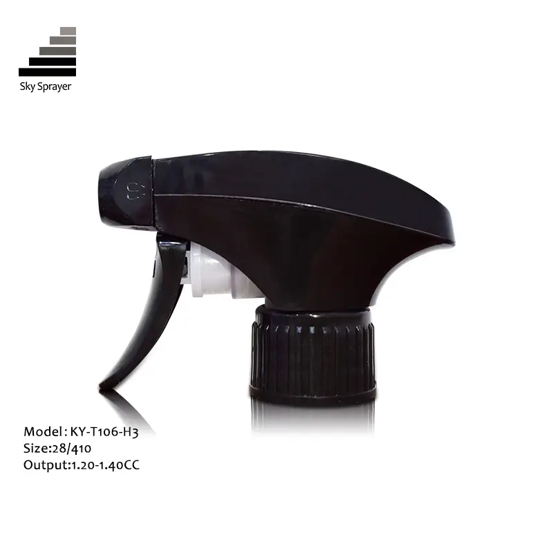 Sky Sprayer - New big hand high quality household wholly plastic pressure sprayer all black color All plastic trigger sprayer 1