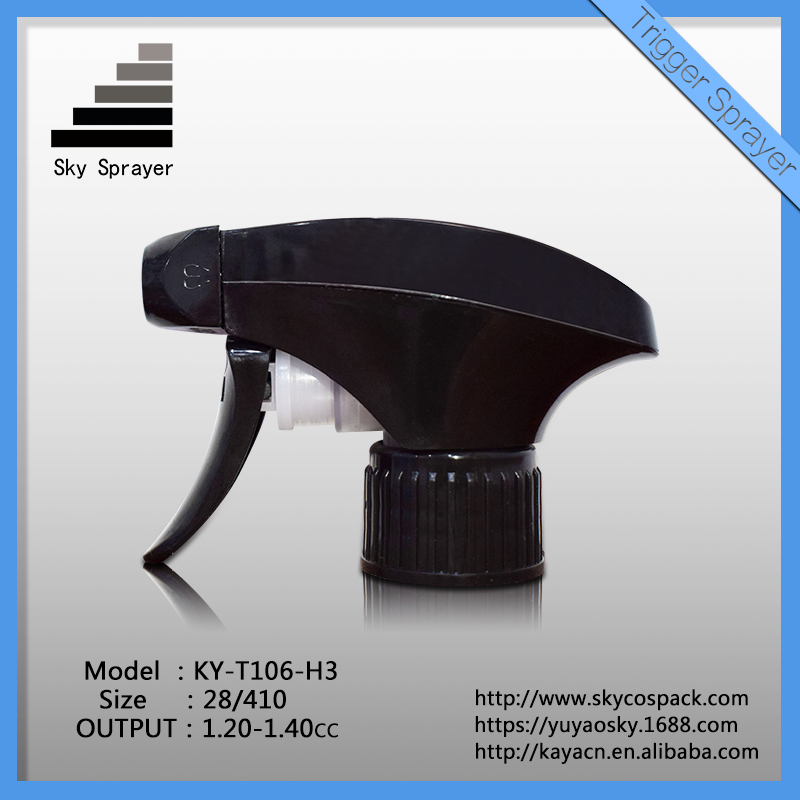 New big hand high quality household wholly plastic pressure sprayer all black color