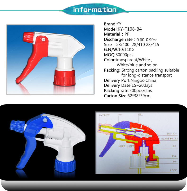 Green Household Cheap All Foam Mist Plastic Spray Sprayers Bottles Garden For Bottle Trigger Sprayer