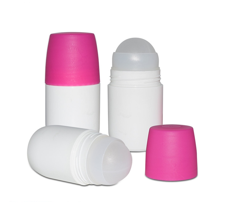 Wholesale Deodorant Empty Plastic Roller Ball Roll On Bottle 50ml