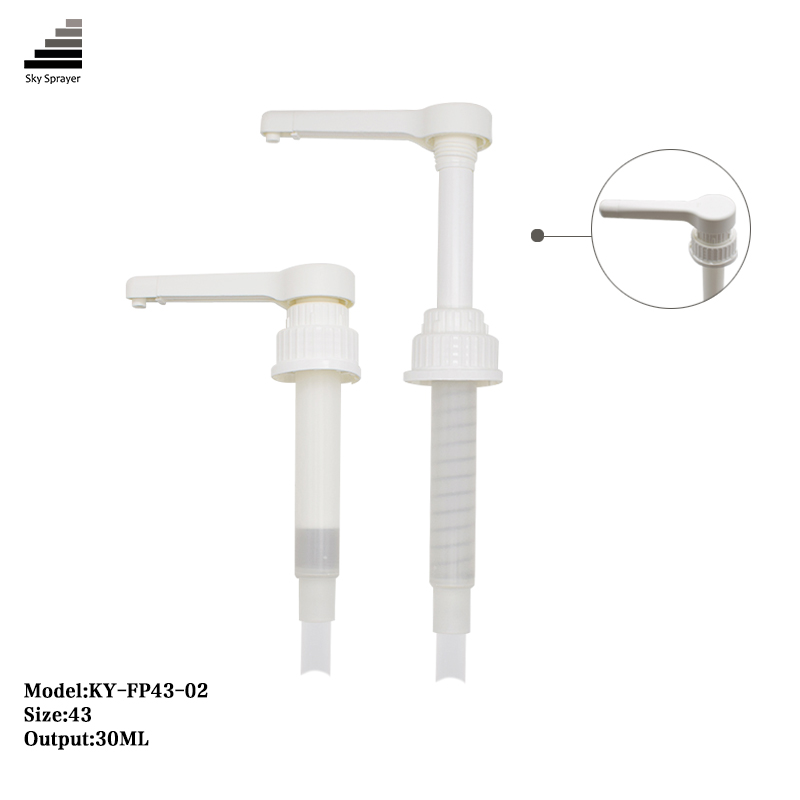 High Quality Customized Plastic Syrup Sugar Dispenser Lotion Pump 43/410