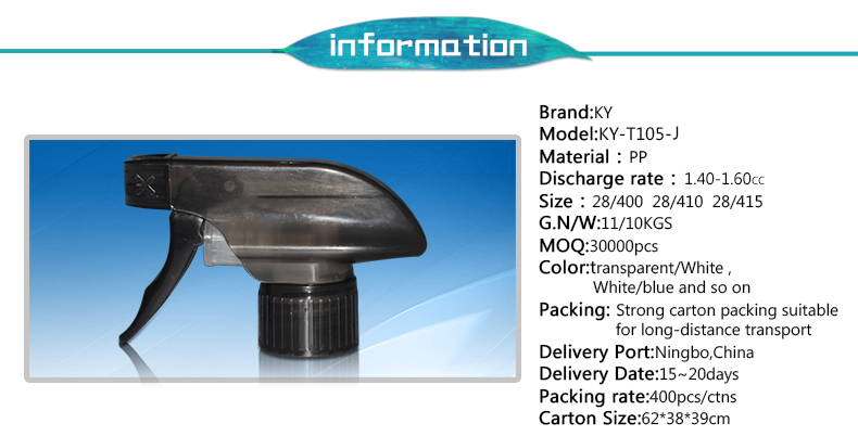Attractive Design Plastic Trigger Sprayers For Bottles