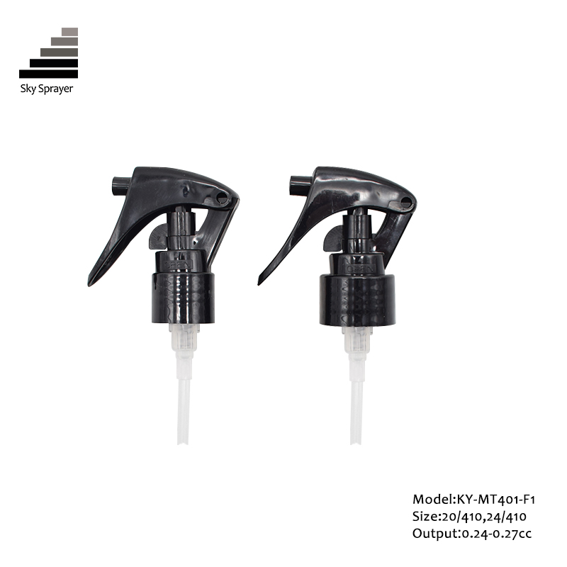 Plastic Black Cleaning Trigger Sprayers Mini Plastic Spray Pump 20mm 24mm