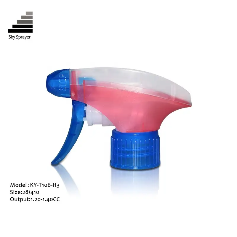 Sky Sprayer - OEM duas cores 28/410 pulverizador de jardim com gatilho de plástico para garrafa Todos os pulverizadores com gatilho de plástico 1