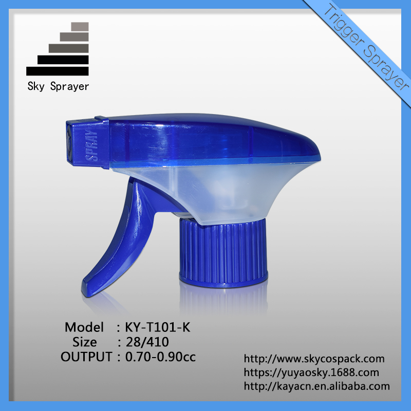 Blue hand pressure mini trigger sprayer head