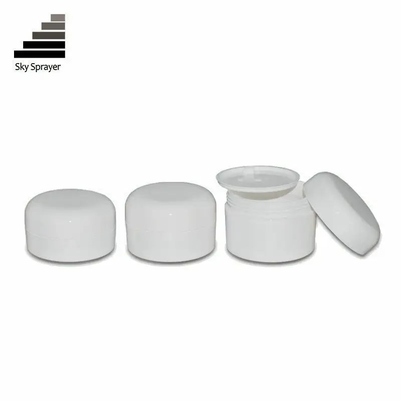 Sky Sprayer - Venta al por mayor de frascos cosméticos de plástico blanco de alta calidad con tapa de rosca. 1