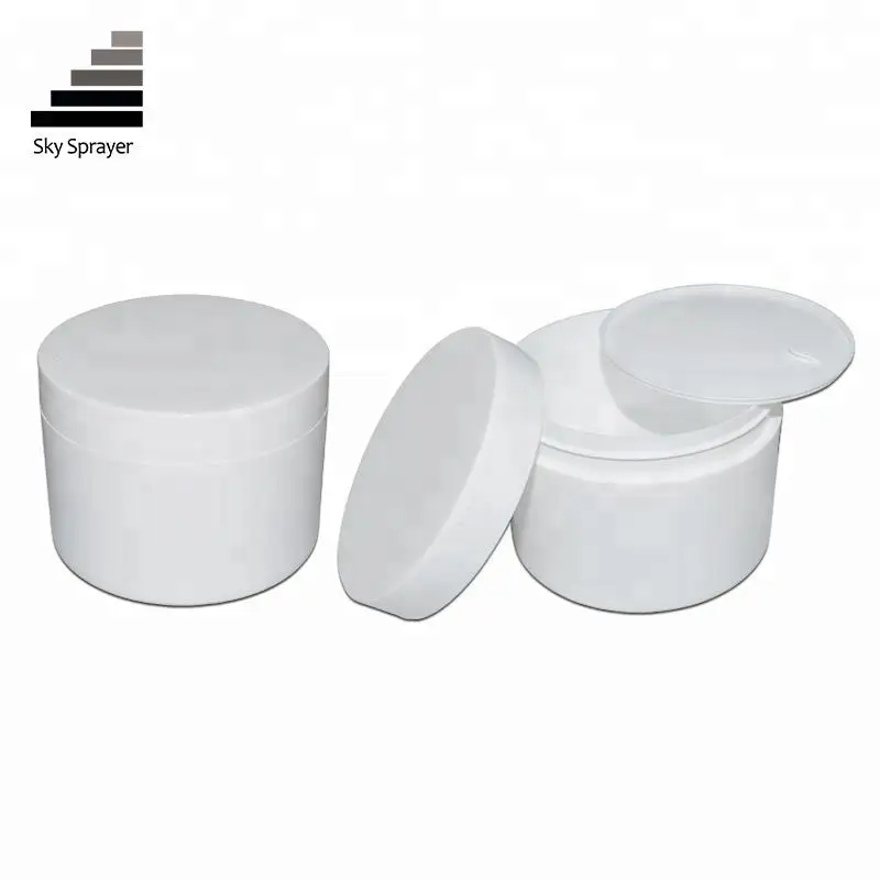 Sky Sprayer - Recipiente cosmético de plástico PP de 200 ml, tarro de crema con tapa CONTENEDORES 1