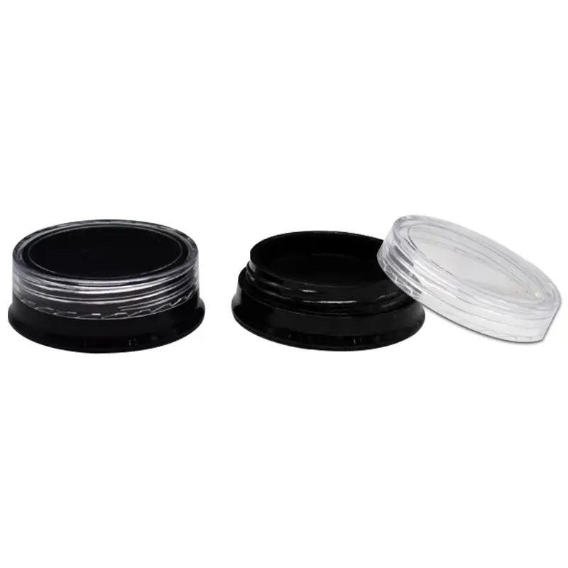 Sky Sprayer - Top Quality Black 3G Cosmetic Packaging Plastic Cream Sample Container Jar CONTAINERS 1