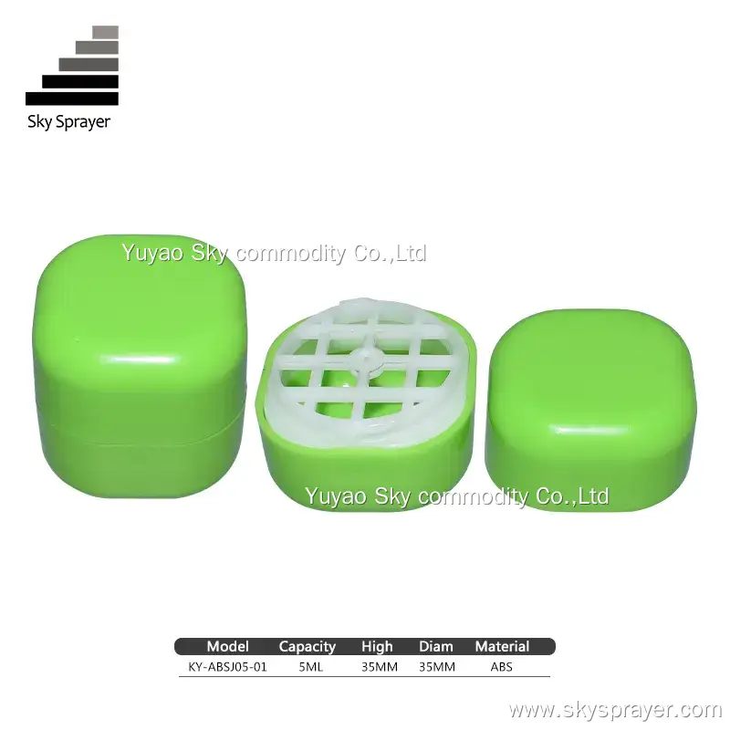 Customized 5ML ABS Plastic Cosmetic Cream jars Containers With Holes manufacturers From China | Sky Sprayer 1