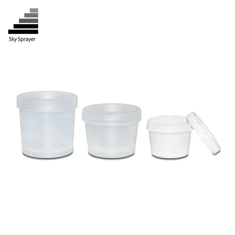Sky Sprayer - Botella portátil de emulsión cosmética de crema blanca con tapa. CONTENEDORES 1