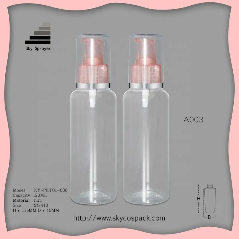 Sky Sprayer - 24 / 410 120Ml Plastic Pet Bottle Cosmetic Cream Pump Ungrouped 1
