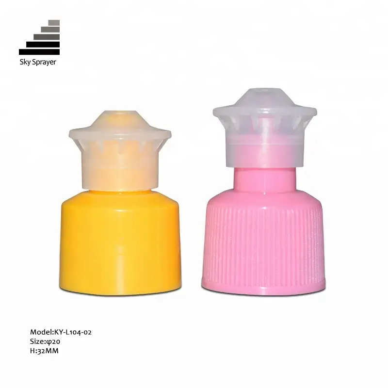 Sky Sprayer - Double Safety Colorful Plastic Cap Push Pull Cap For Bottle Ungrouped 1