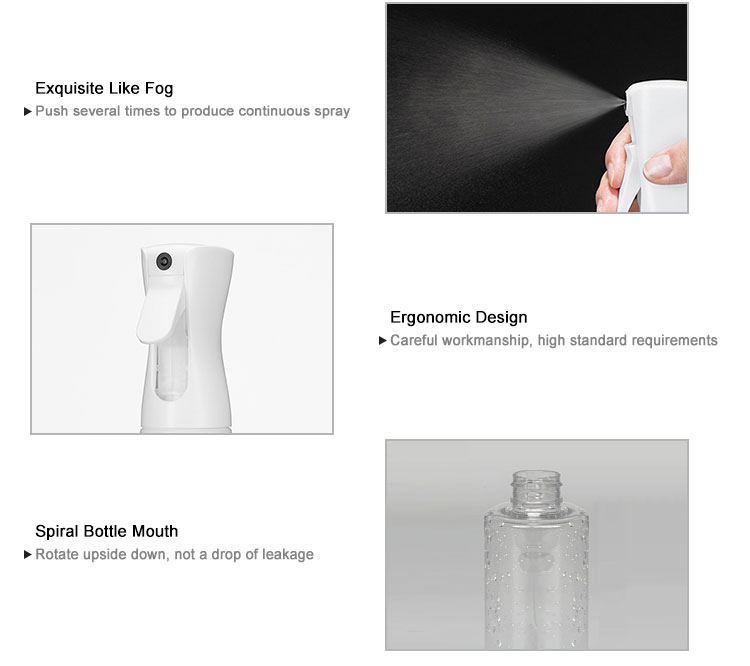 Sky Sprayer - White Fine Mist 500ml Pet Bottle Continuous Spray Fine Spray Gun 8