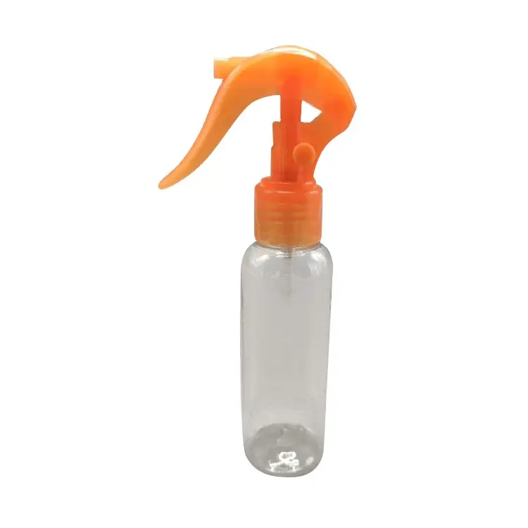 Sky Sprayer - Frascos de spray de plástico transparentes de 100 ml personalizados com gatilho branco Mini pulverizador de gatilho 1
