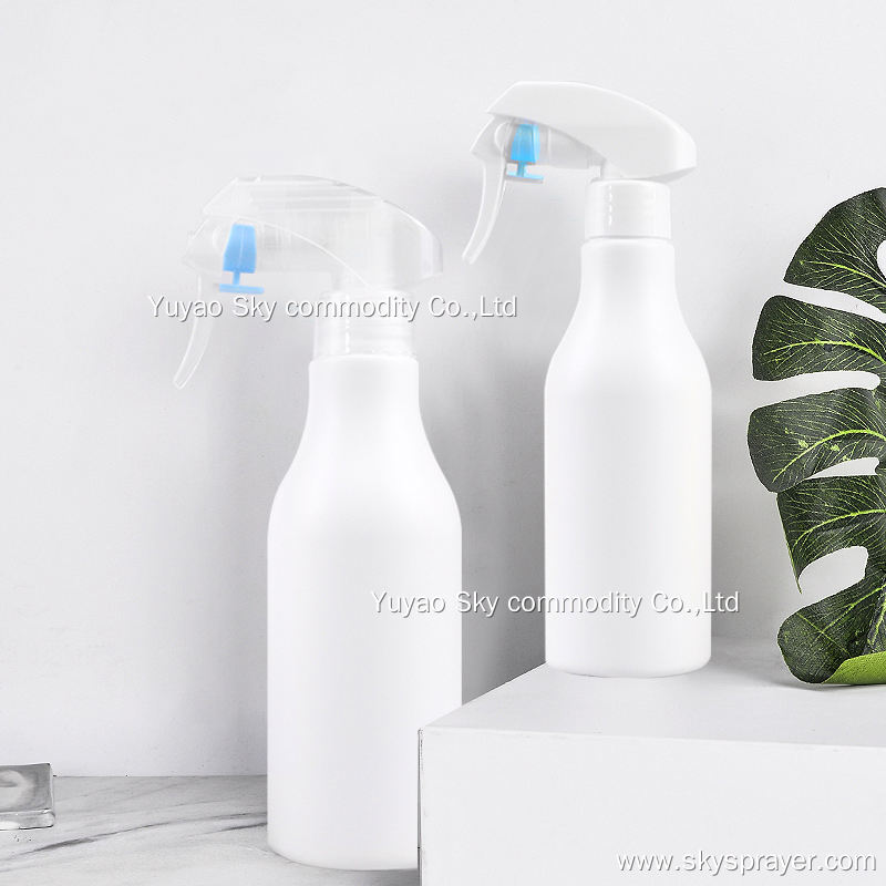 300ML Cheap PP PE Airless Fine Mist Spray Bottles Custom Colors Available Plastic Bottle With Trigger Spray Bottle 8
