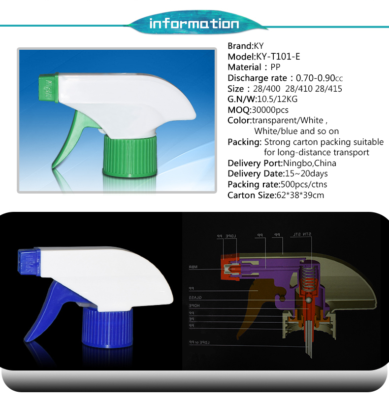 Custom Portable Plastic Blue Hand Pump Garden Sprayer