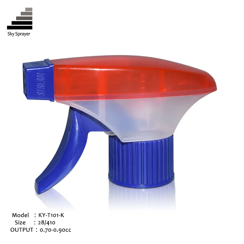 Pulverizador Sky - Pulverizador de gatilho de plástico manual vermelho e azul doméstico Pulverizador de gatilho regular 1