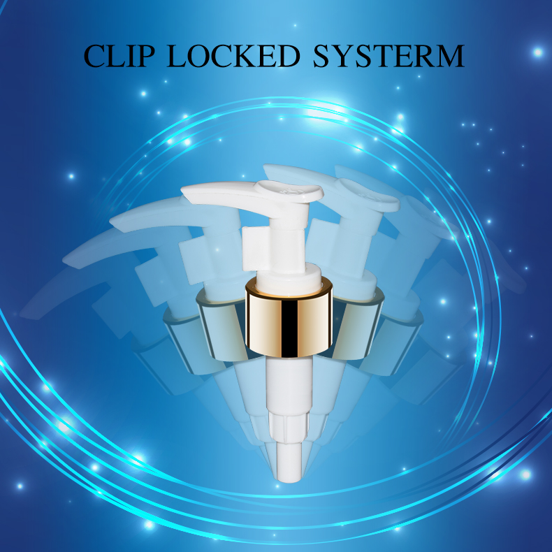 New Popular Hand Blue Plastic Lotion Dispenser Pump