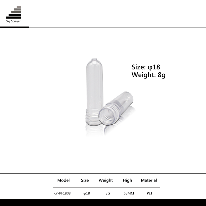 Sky Sprayer - 18mm Neck 8g Pet Preform Cosmetic Bottle With Lower Price Preform 3
