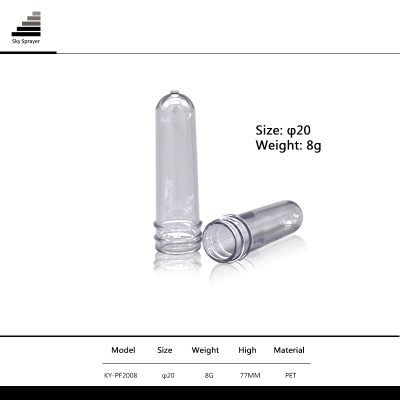 Sky Sprayer - Popular 20mm Cosmetics packaging Pet Preform With Screw Bottleneck Preform 3
