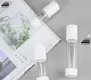 Clear Airless Pump Bottle Set with Silver Over Cap - Ideal for Premium Skincare 1