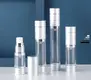 Golden Airless Pump Bottle Set - Refillable Travel Dispenser 1