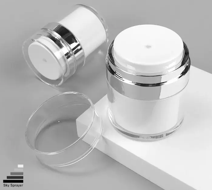 Glass Airless Pump Bottles - Precision Finish - 15ml-100ml 1