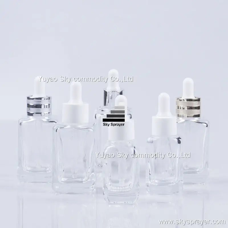 Luxury Frosted Glass Dropper Bottle - 30ml 1