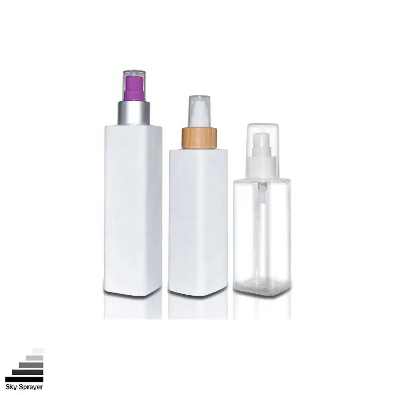 High Quality Square Plastic Pet Bottle - Multiple Sizes, Made with Superior Raw Materials, Trendy Design - Sky Sprayer. 1