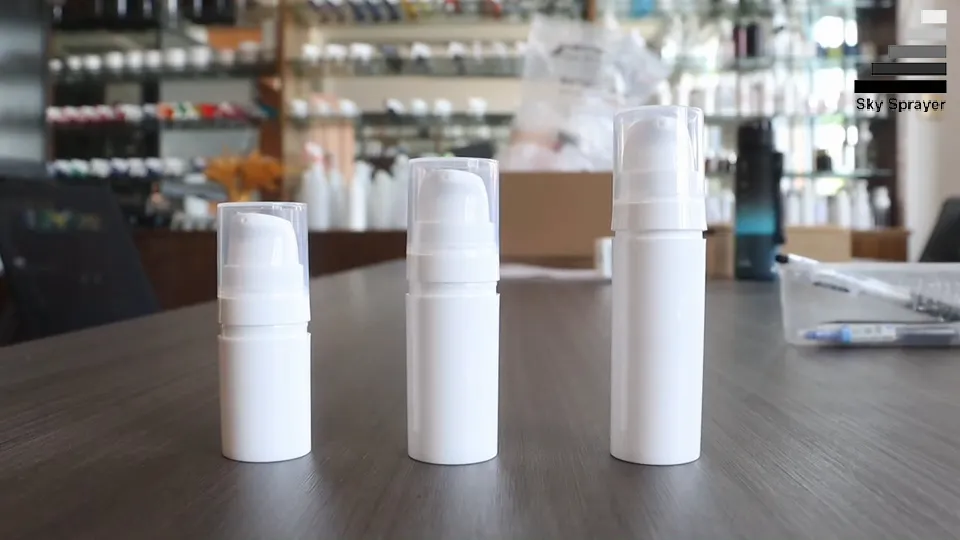 Airless Pump Bottles - Precision Finish Cream Lotion Refill 1