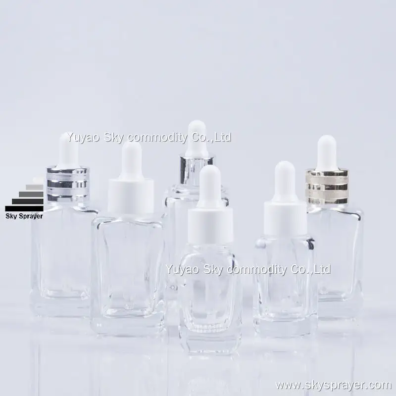 Clear Luxury Lotion Spray Oils Dropper Bottles - Customizable Sizes 1