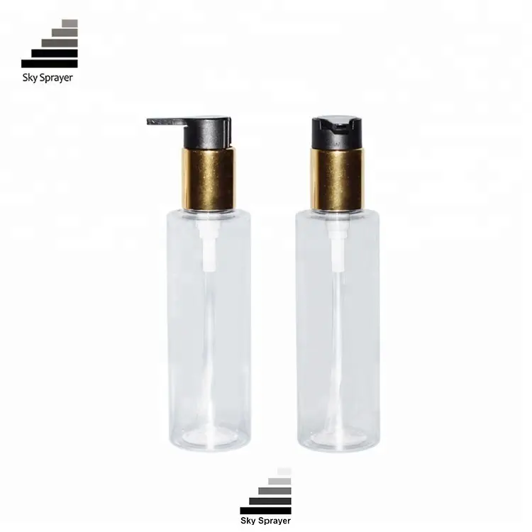 High Quality Clear Plastic Pet 250ml Pump Bottles 1