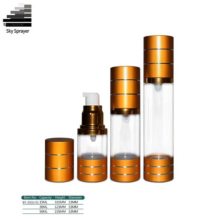 SKY Sprayer 4pcs Golden Airless Pump Bottle - Best Quality 1