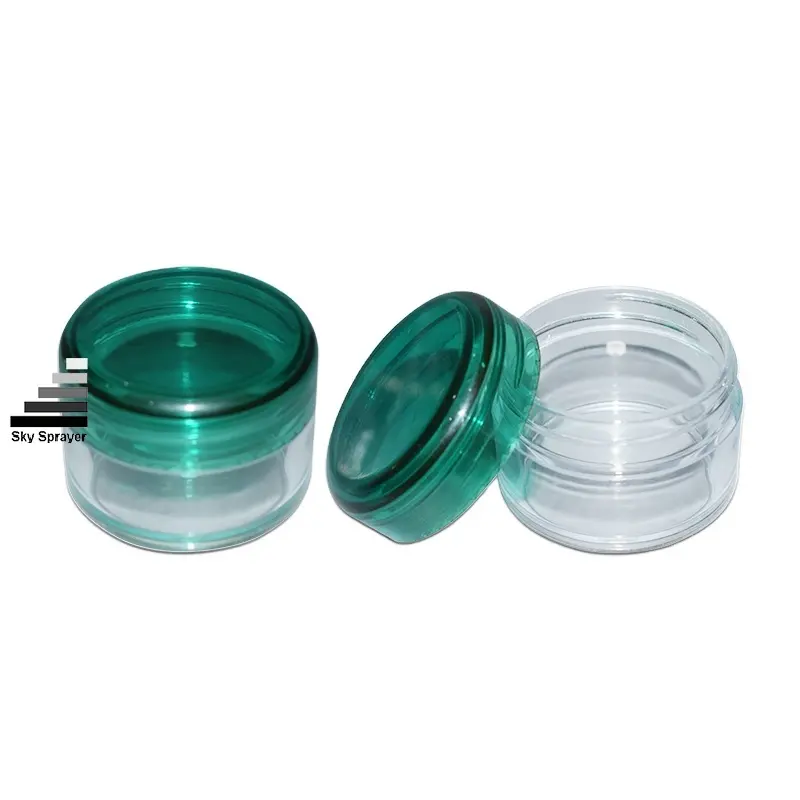 Skincare Jars Wholesale - 20ml Green Lid Airless Cream Jars 1