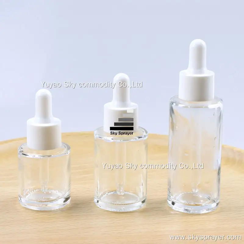 Clear Luxury Oil Dropper Bottles - Customize Your Size 1