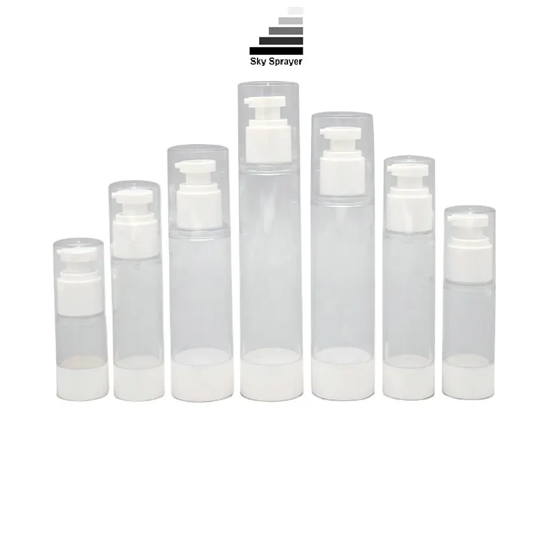 High-Quality White Airless Pump Lotion Bottles - Cosmetic Airless Pump Bottles 1