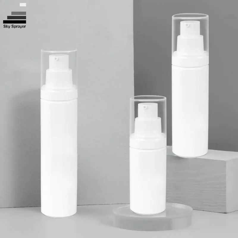 Airless Pump Bamboo Bottles - Fresh & Precise 1