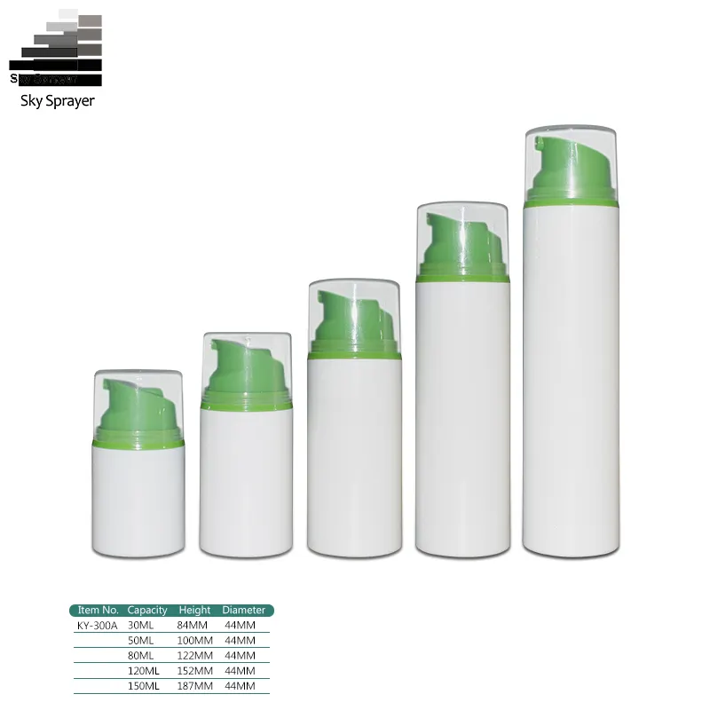 Various Size Portable Pp Cream Airless Bottle - Upgraded Technology 1