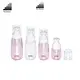 Personal Care Plastic Bottles: Pink & White, Different Capacities 1