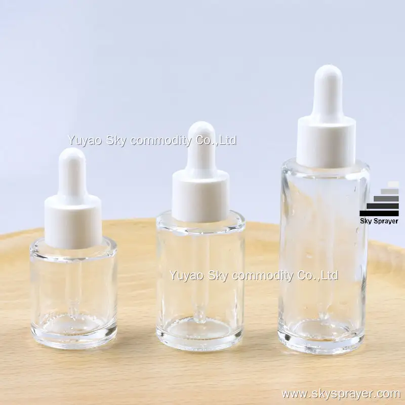 Luxury Clear Glass Essential Oil Dropper Bottle 20/30/50ml 1